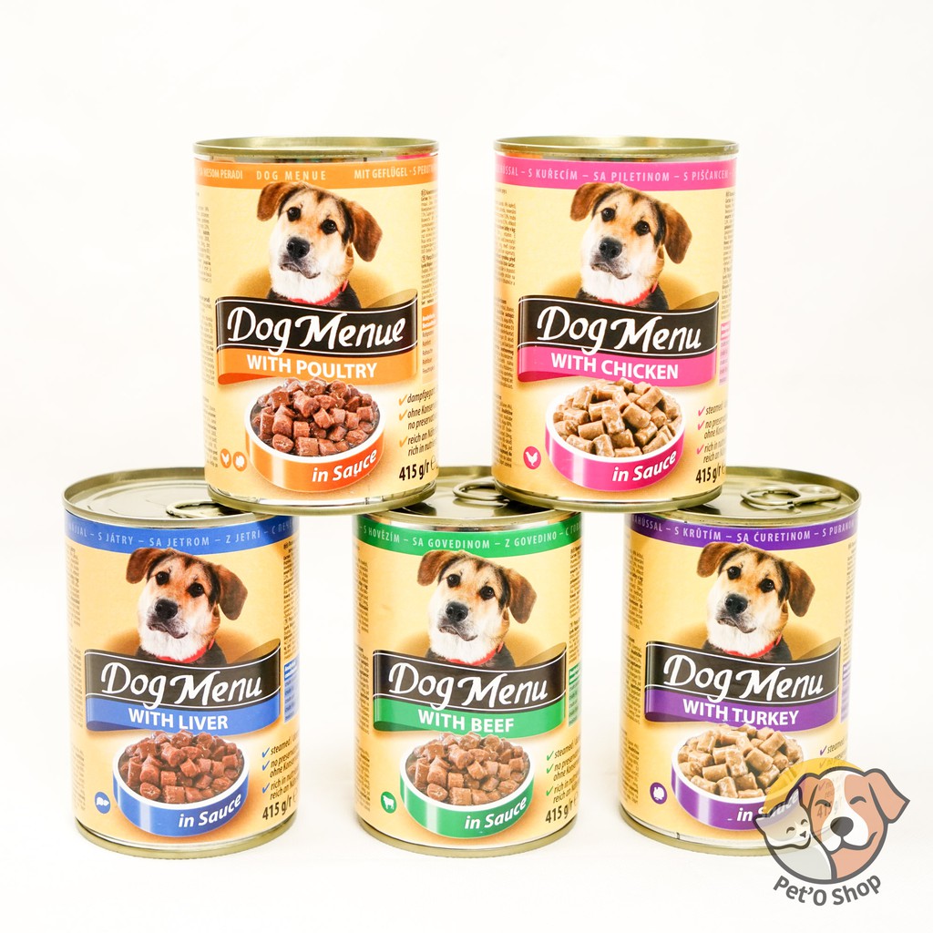 DOG MENU Wet Food Can 415gr - Makanan Anjing Basah Kaleng Premium