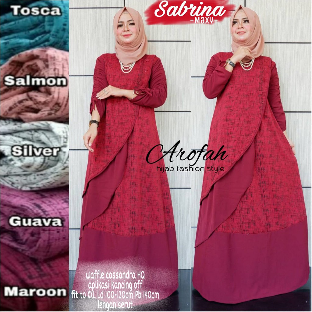 SABRINA MAXY DRESS BY AROFAH
