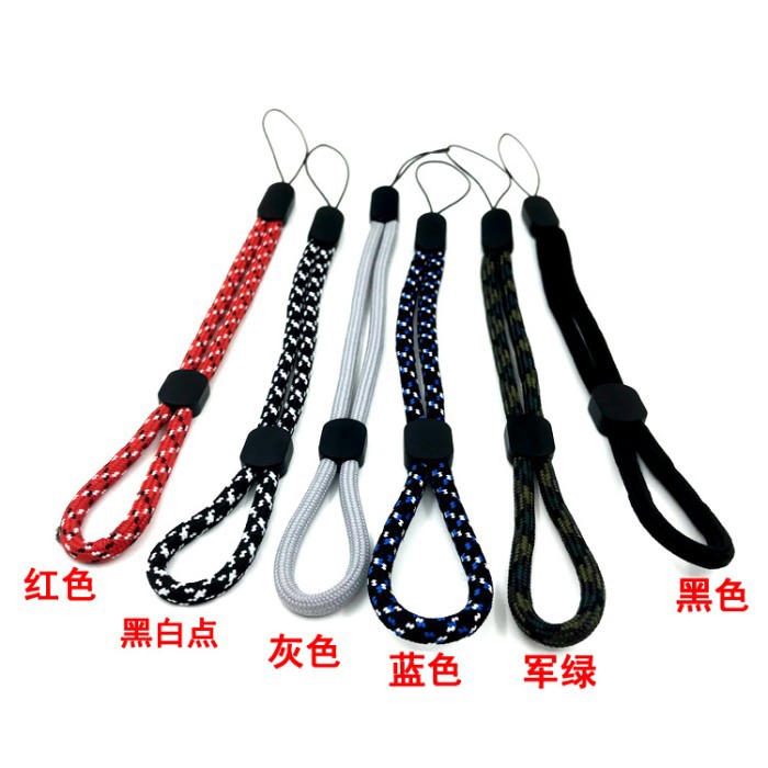 HANDPHONE STRAP TALI GANTUNGAN HP ADJUSTABLE BRAIDED NYLON LANYARD