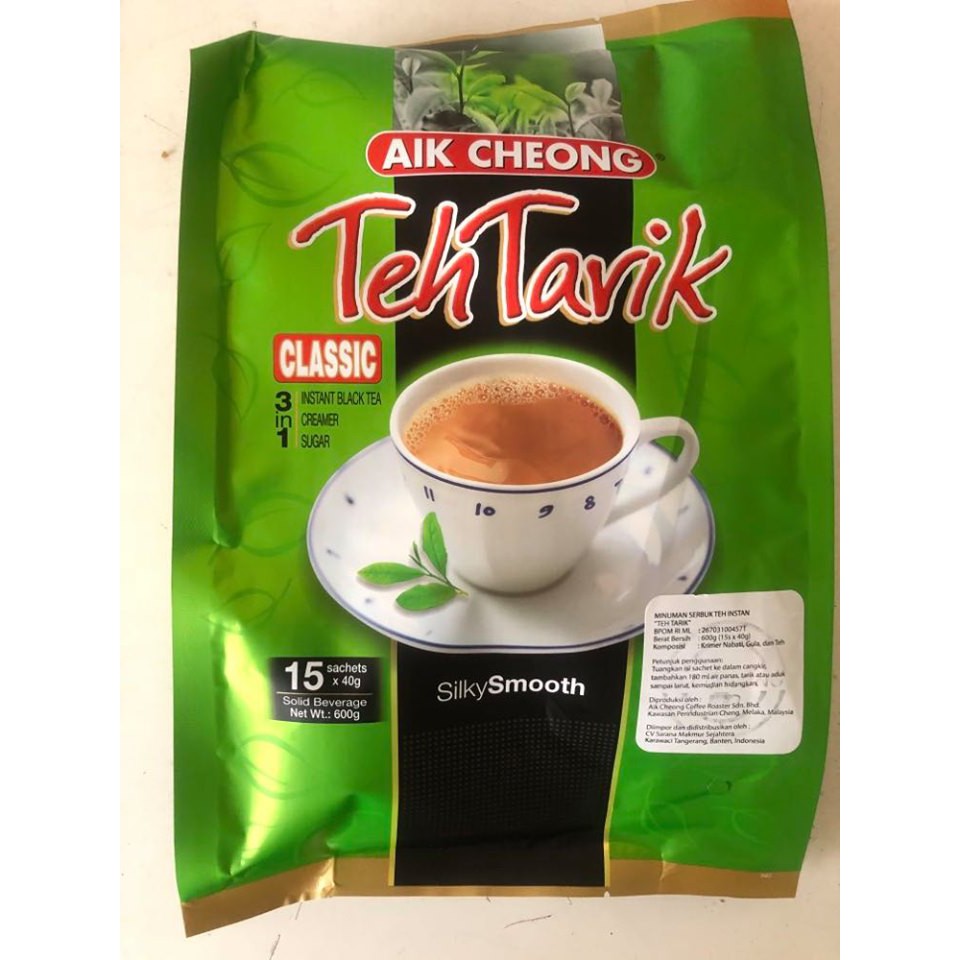 Aik Cheong Teh Tarik Classic / Aik cheong 3in1 /Teh tarik instant 600g