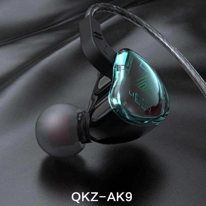 QKZ AK9 HiFI Bass Earphone Headset with Mic