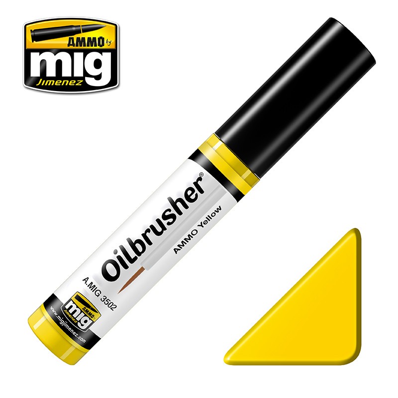 

AMIG3502 : AMMO YELLOW - Oilbrusher Ammo Mig