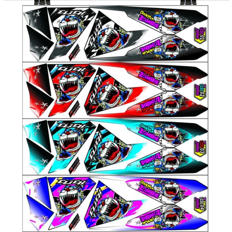 Striping Vario 150 / 125 ESP 2015 2016 2017 Variasi Honda Stiker Motor List Sticker Scotlite Skotlet