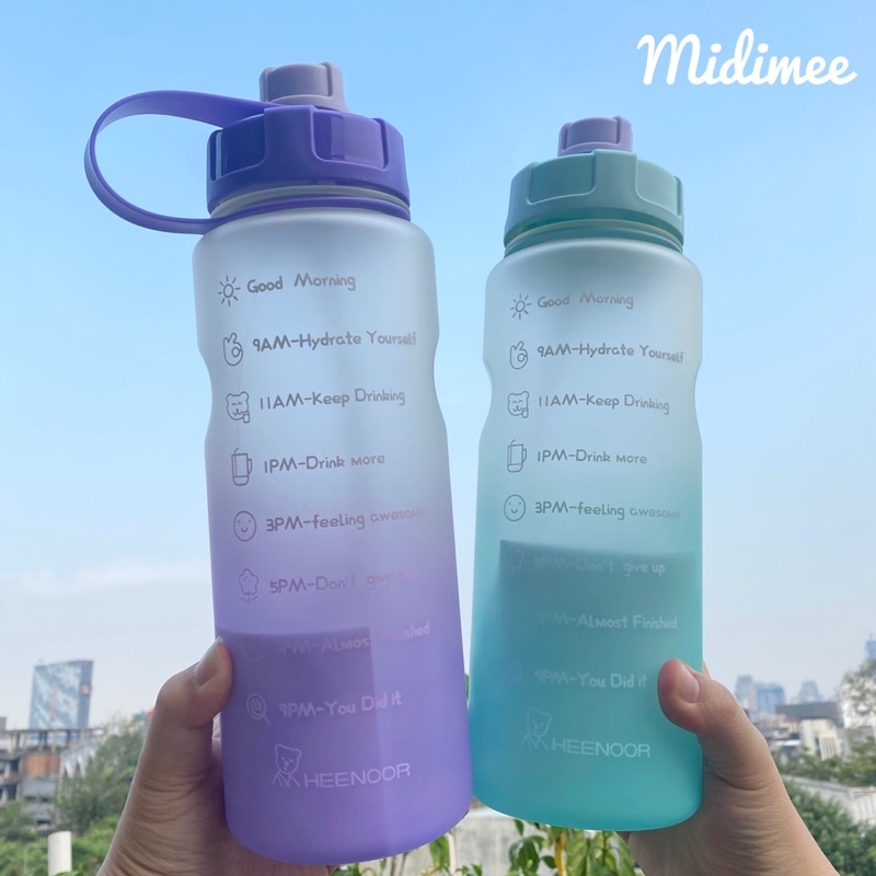 Botol Minum Warna Gradasi ramah lingkungan dengan ukuran 1700ml