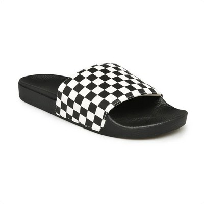 SANDALS VANS SLIDE ON CHECKERBOARD BLACK WHITE ORIGINAL