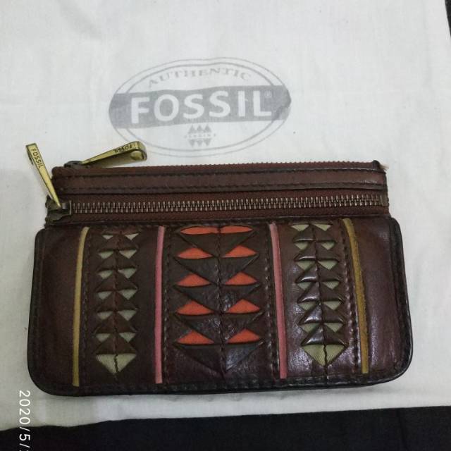 Preloved fossil wallet dompet