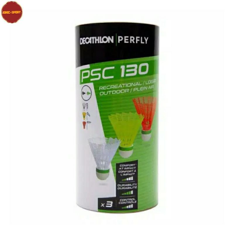 Kok Badminton Perfly Kok Plastik 3 Warna Kok Tenis Shuttlecock Tripack X3 Outdoor