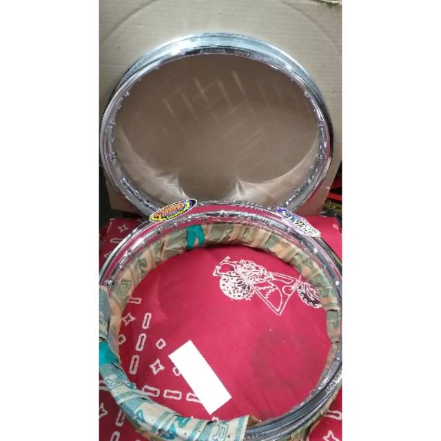 Velg Besi Araya Set 140/160 ring 14 Crome (2 biji)