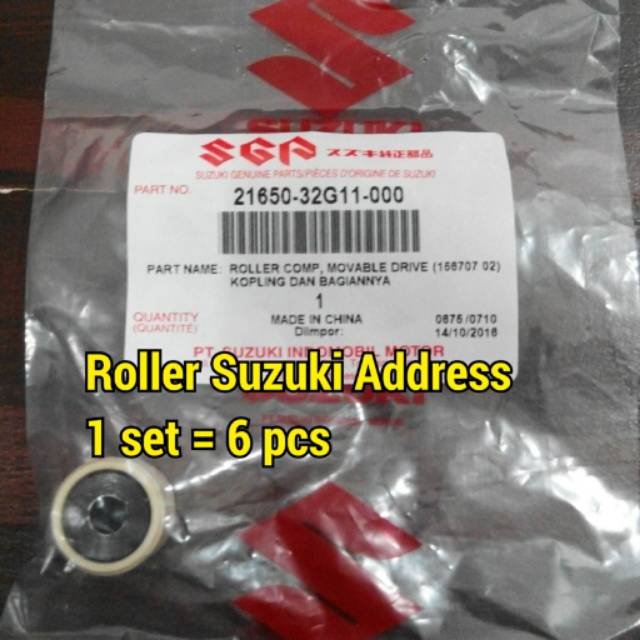 Roller Suzuki Address per 1 pc
