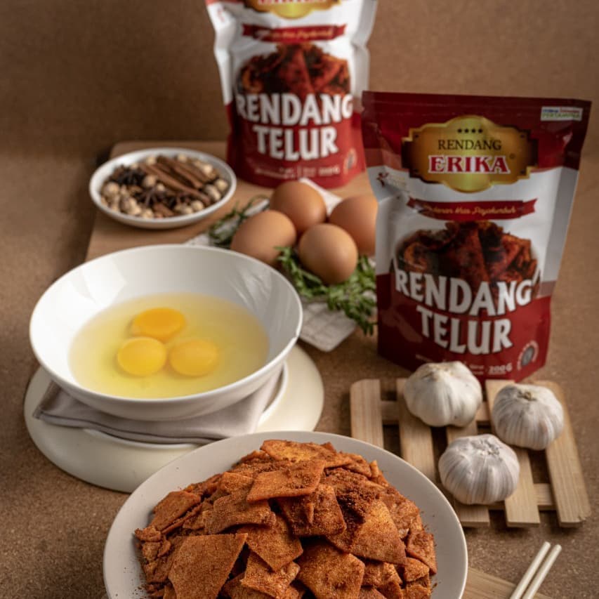 Jual Rendang Telur Spesial Pack Erika Oleh Oleh Asli Cemilan Kampung