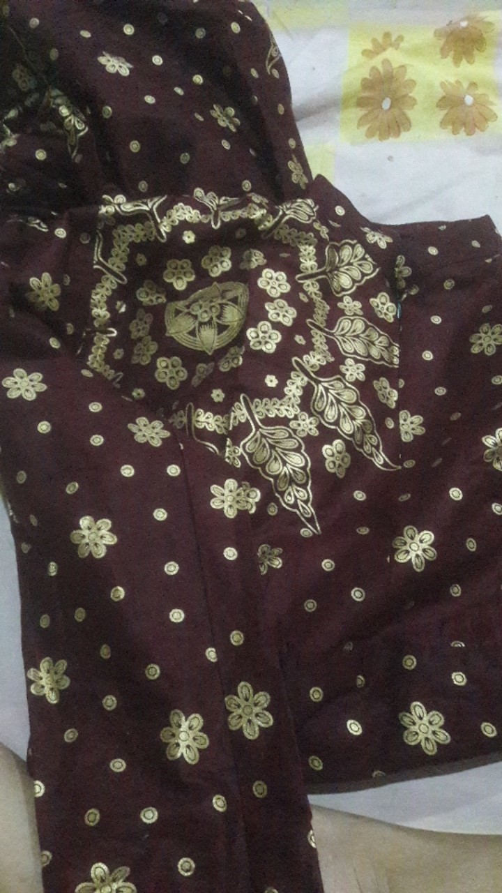 Batik Couple Keluarga Sania Ruffle Ori Ndoro Jowi Dnt Matahari Merah