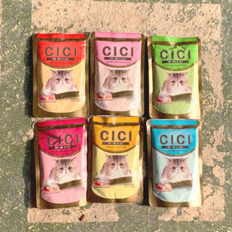 Cici Sachet 85 gr Makanan Kucing Basah CICI saset 85gr All varian - Wet food