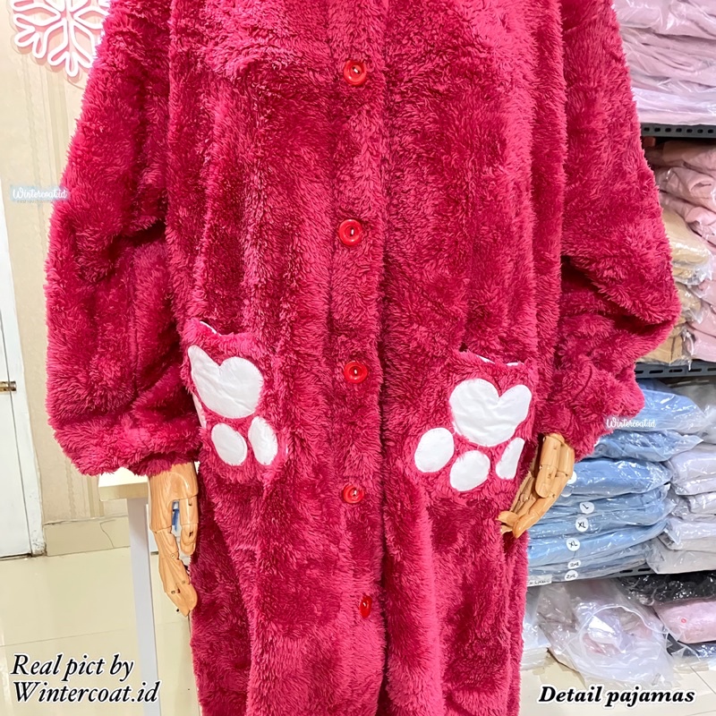 Piyama lotso pajamas winter import baju tidur hangat musim dingin onesie toy story korean style