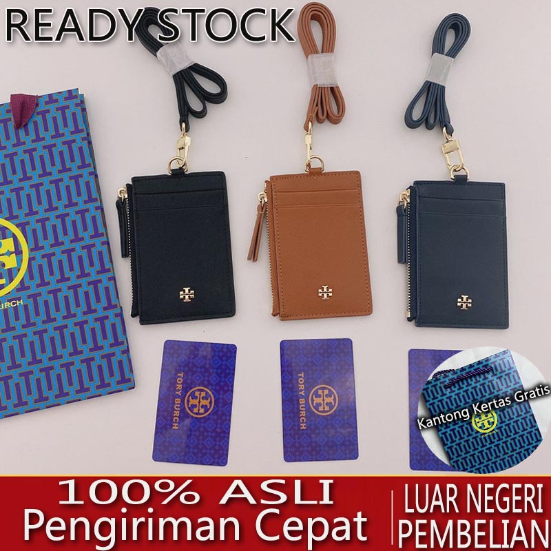 

Tory Burcha lanyard Kartu kerja/pemegang kartu id /DIY klasik /original/name tag holder/