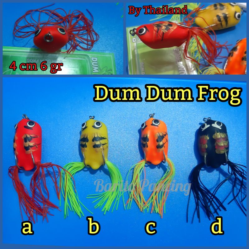 Soft Frog Dum Dum Frog Boytep Buzz 4 cm 6 gr Kodok Thailand