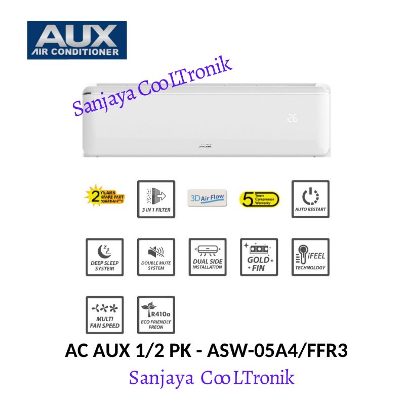 AC AUX LOW WATT 1/2 PK - ASW-05A4/FFR3