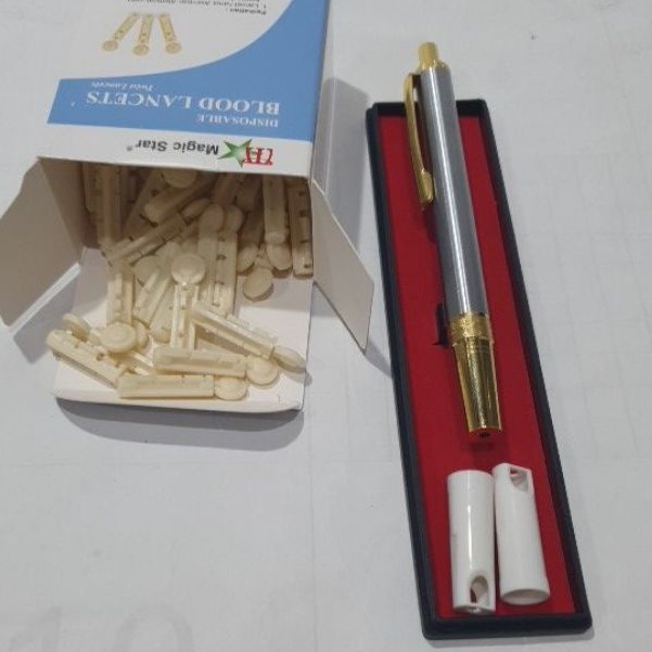 Jual Sun888 Sammora Paket Pen Bekam Stainless Sm 158 Lengkap Jarum