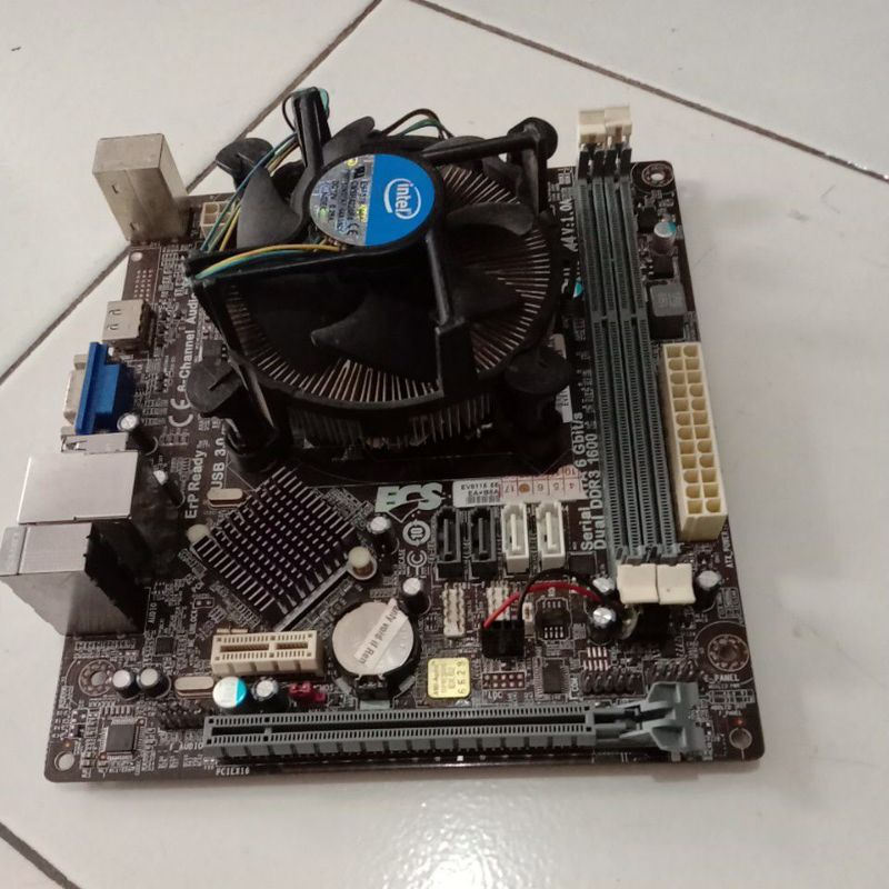 PAKET MATHERBOARD H81 1150 + INTEL CORE I3 GEN 4 + FAN
