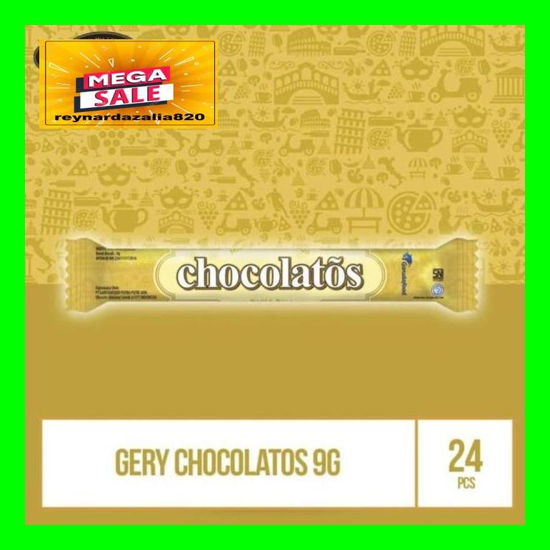 

Chrnar Gery Chocolatos 9 Gram @500 ( 1 Box Isi 24 Pcs ) Chch50D