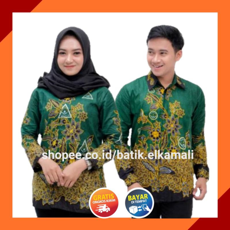 Baju Batik IPNU IPPNU Nasional Resmi Pekalongan / Kemeja IPNU Lengan Panjang Best Seller