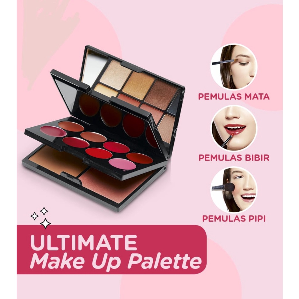 PALLET KOSMETIK LENGKAP (isi bedak, blush on, lipstik, eyeshadow) SOPHIE MARTIN PARIS PROMO