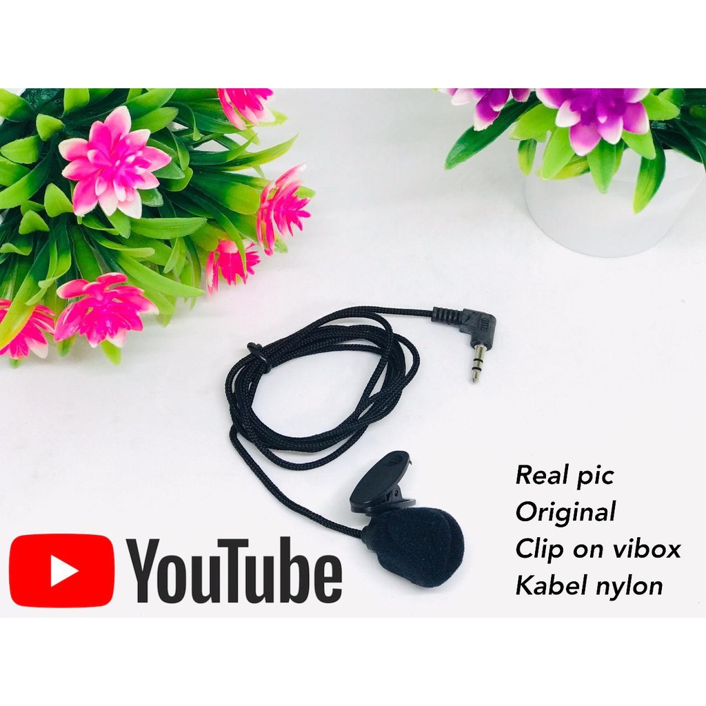 MIC CLIP ON YOUTUBER SMULE BONUS SPLITTER U