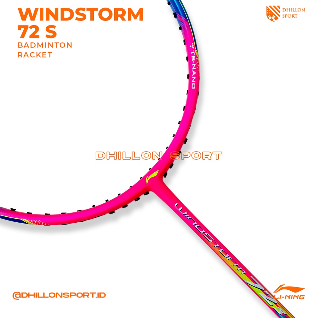 Raket Badminton Lining Windstorm 72 S LINING WINDSTORM 72 S type Original / LI-NING WS 72S