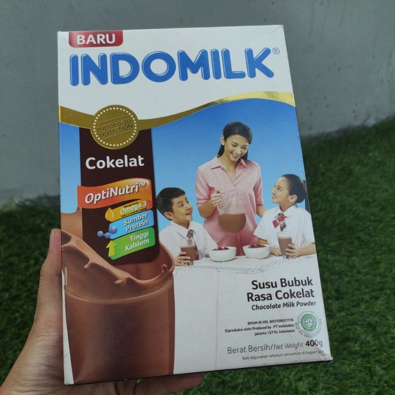 susu indomilk bubuk coklat 400 gram