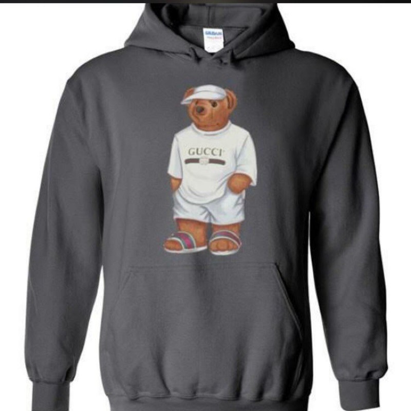HOODIE JAKET SWEATER PRIA WANITA FASHION BRANDED GUCCI BEAR