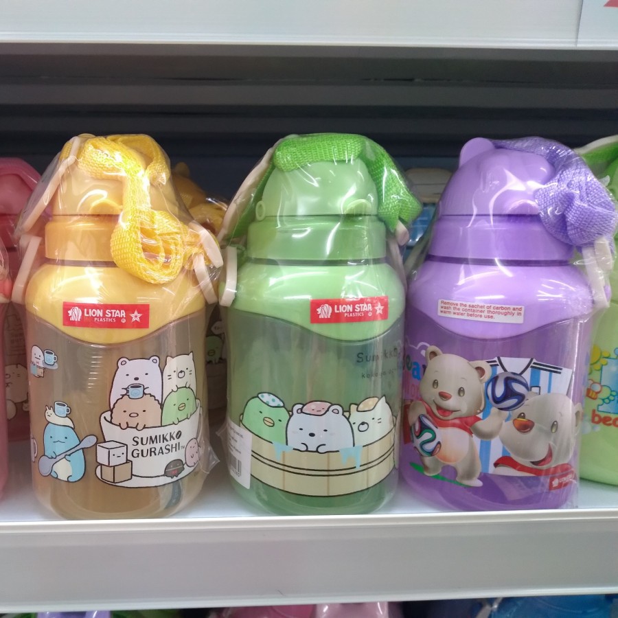 Lion Star Botol Minum Anak Kecil Lucu Bekal Tempat Air Water Bottle NN-15 Masky Bottle 500 ml