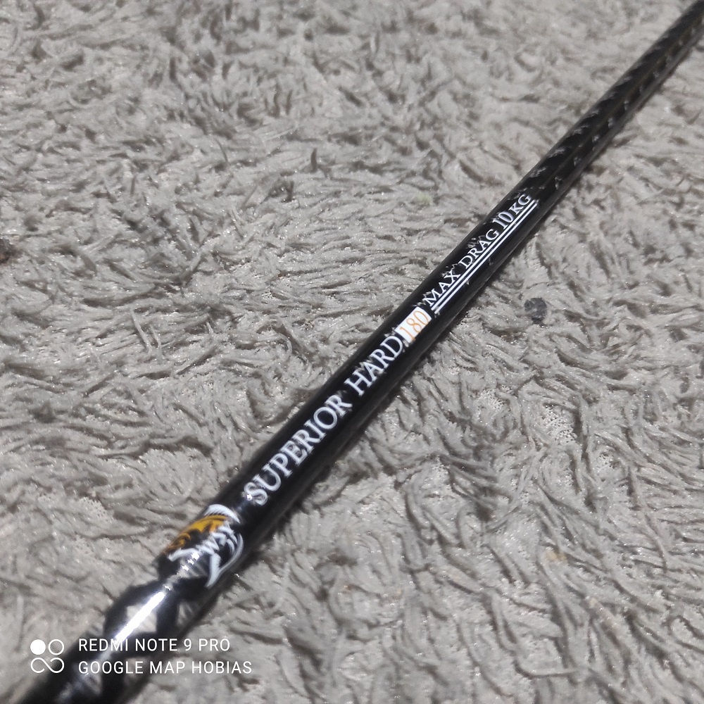 Blank Bahan Joran Pancing Carbon Hollow WSY Superior Hard 180 cm drag 10kg