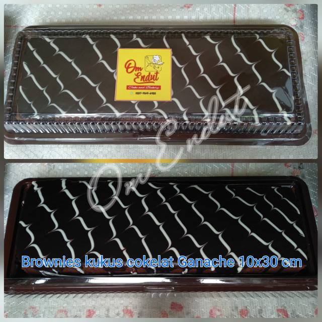 

Brownies kukus coklat ganache