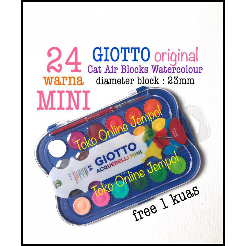 

Promo 23Mm Mini Cat Air Block 24Wrn Watercolour Giotto 019555 Cake Atk1209Gt