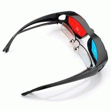 Kacamata 3D nVidia Vision Red Cyan ( Merah Biru ) Anaglyph - Best Seller