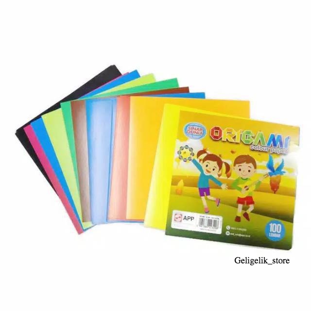 

Kertas Lipat/ Origami SiDU 12 cm Kecil 100 Lbr