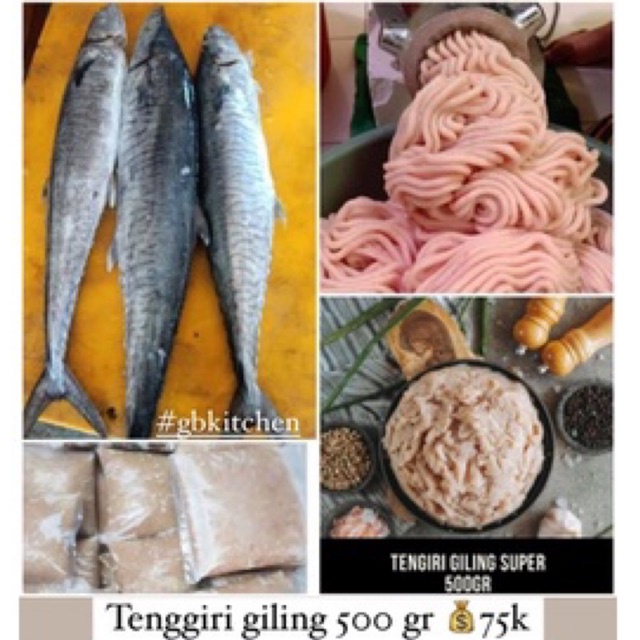 

IKAN TENGGIRI GILING 500 GRAM SUPER SELALU FRESH