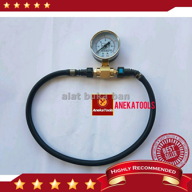 fuelpump tester alat  pengukur tekanan bensin sepeda motor universal