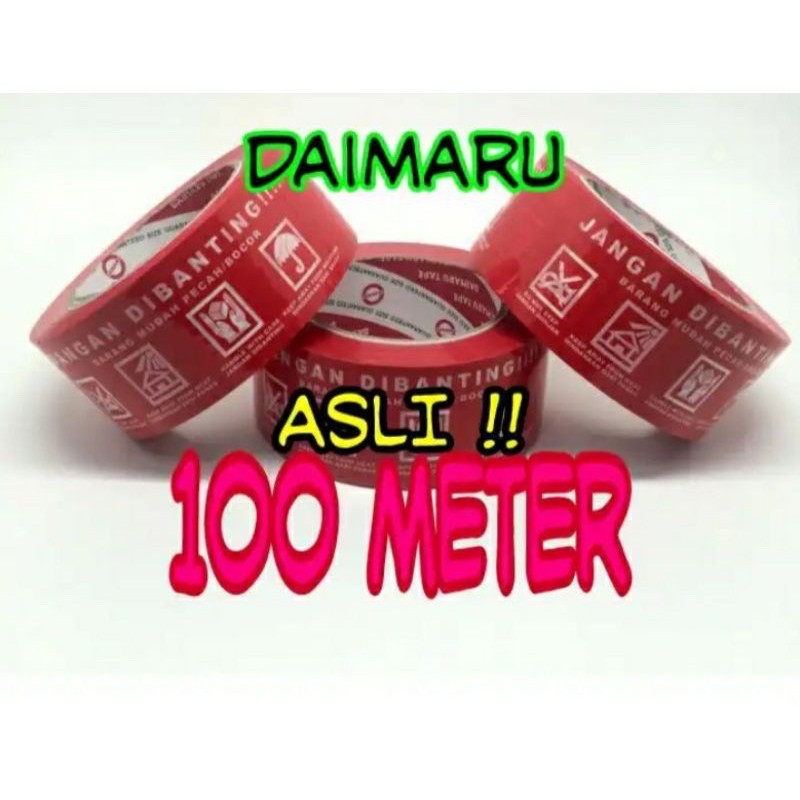 

Lakban Fragile daimaru merah jangan dibanting