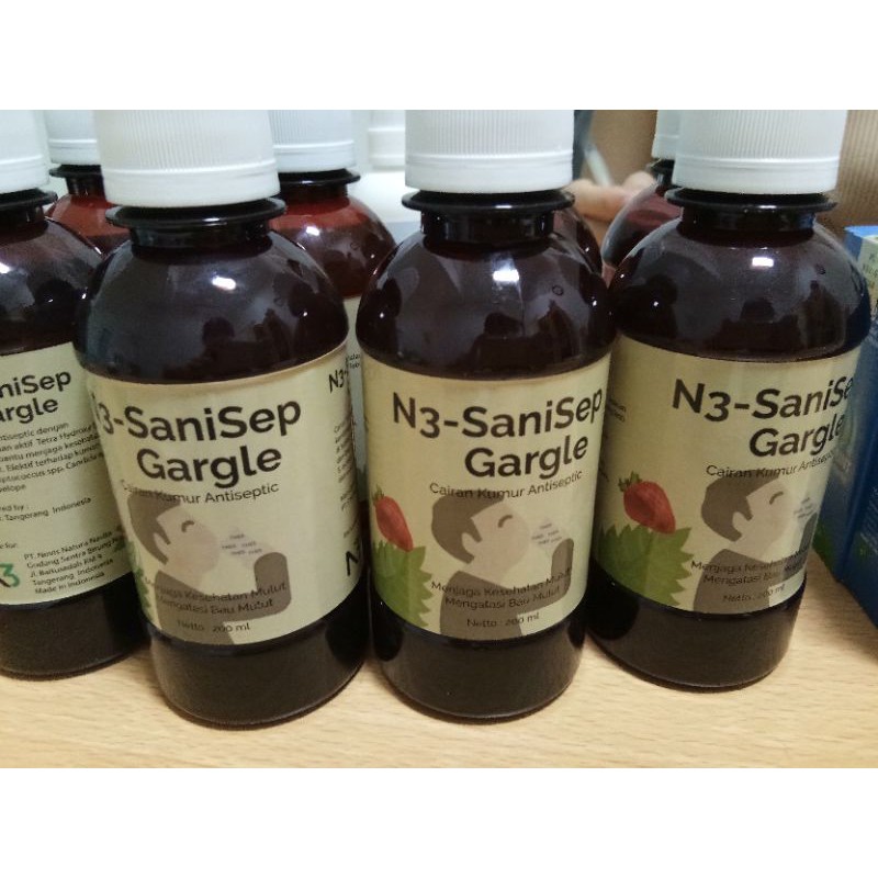 N3-Sanisep Gargle isi 200 ml