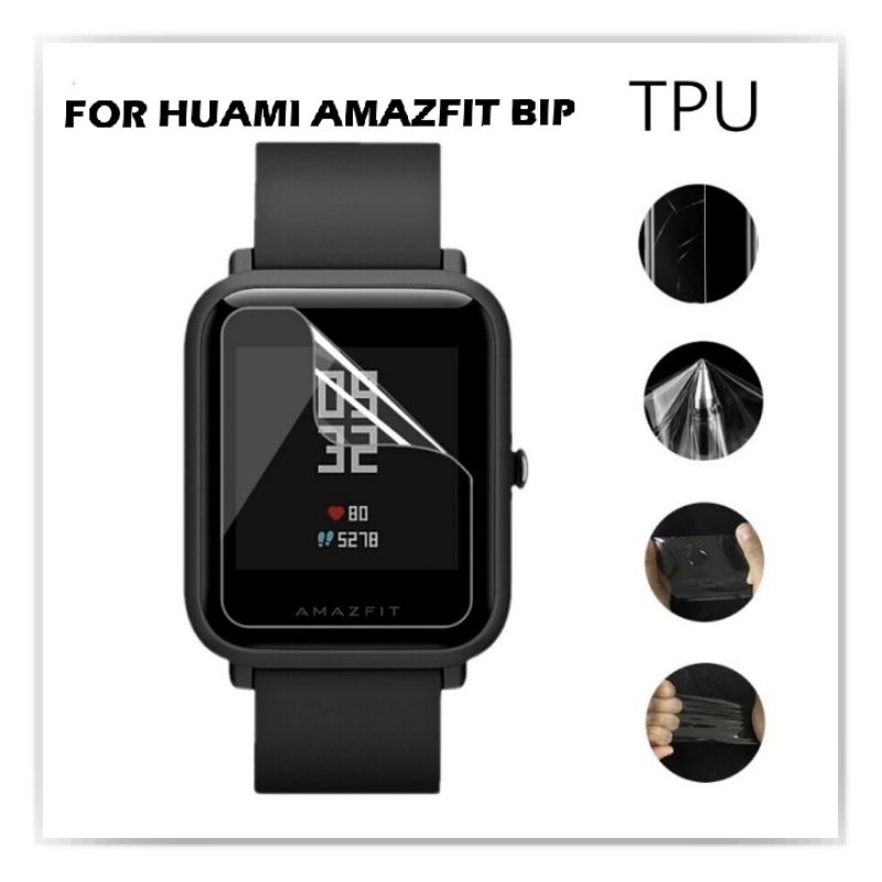 [PELINDUNG] ANTI GORES WATCH - PROTECTOR GLASS - FOR XIAOMI HUAMI AMAZFIT BIP / LITE