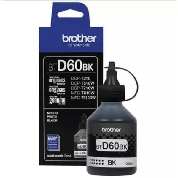 TINTA BROTHER BTD60BK  for DCP T310 T510W/ TINTA PRINTER