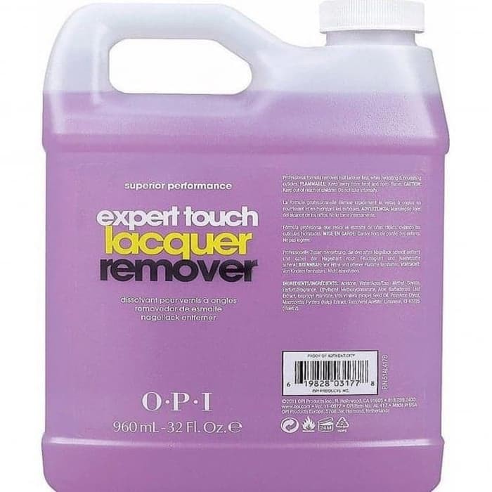 OPI NAIL POLISH REMOVER: EXPERT TOUCH, 960ML. PENGHILANG KUTEKS