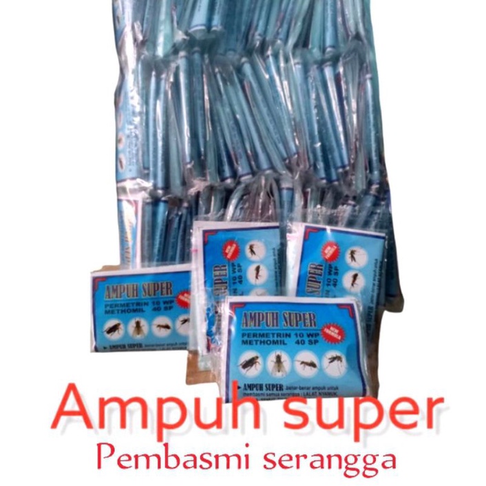 Ampuh super pembasmi lalat serangga pada hewan ternak,isi(100pcs)
