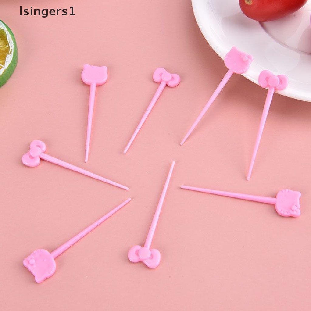 (lsingers1) Garpu Buah / Snack / Kue / Dessert Desain Kartun Untuk Dekorasi