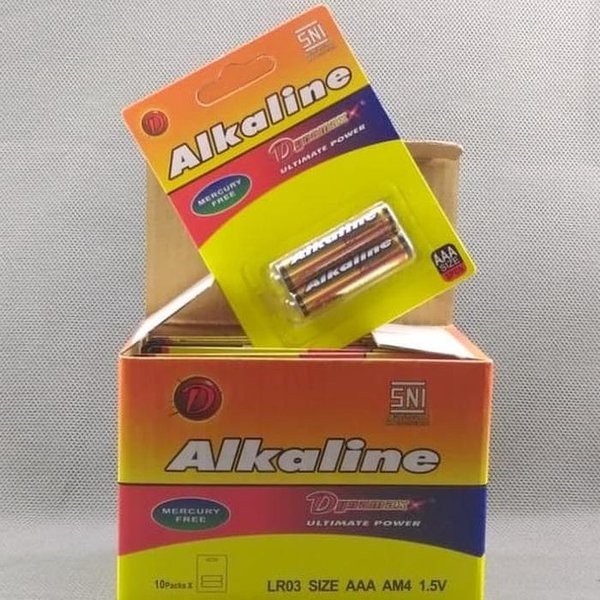 BATERAI SIZE AAA  ALKALINE / 2PCS DYNAMAX SNI / BATERE  VA176