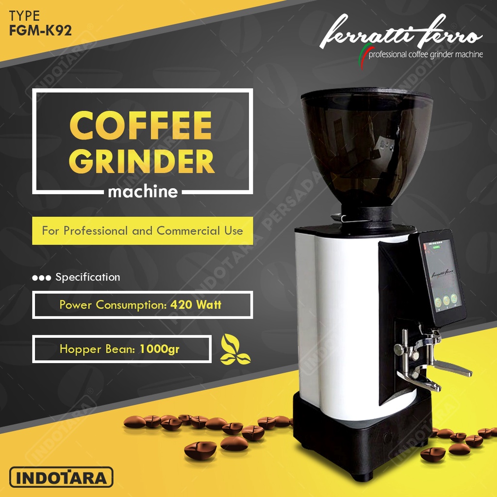 Coffee Grinder Machine / Alat Penggiling Kopi Ferratti Ferro FGM-K92