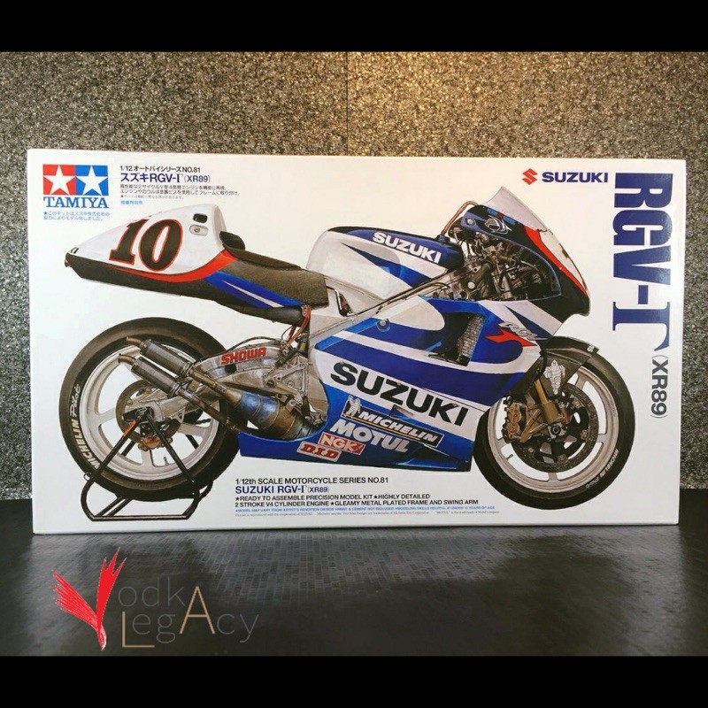 Tamiya 1/12 Motorcycle Suzuki RGV Gamma XR 89 XR89 Model Kit