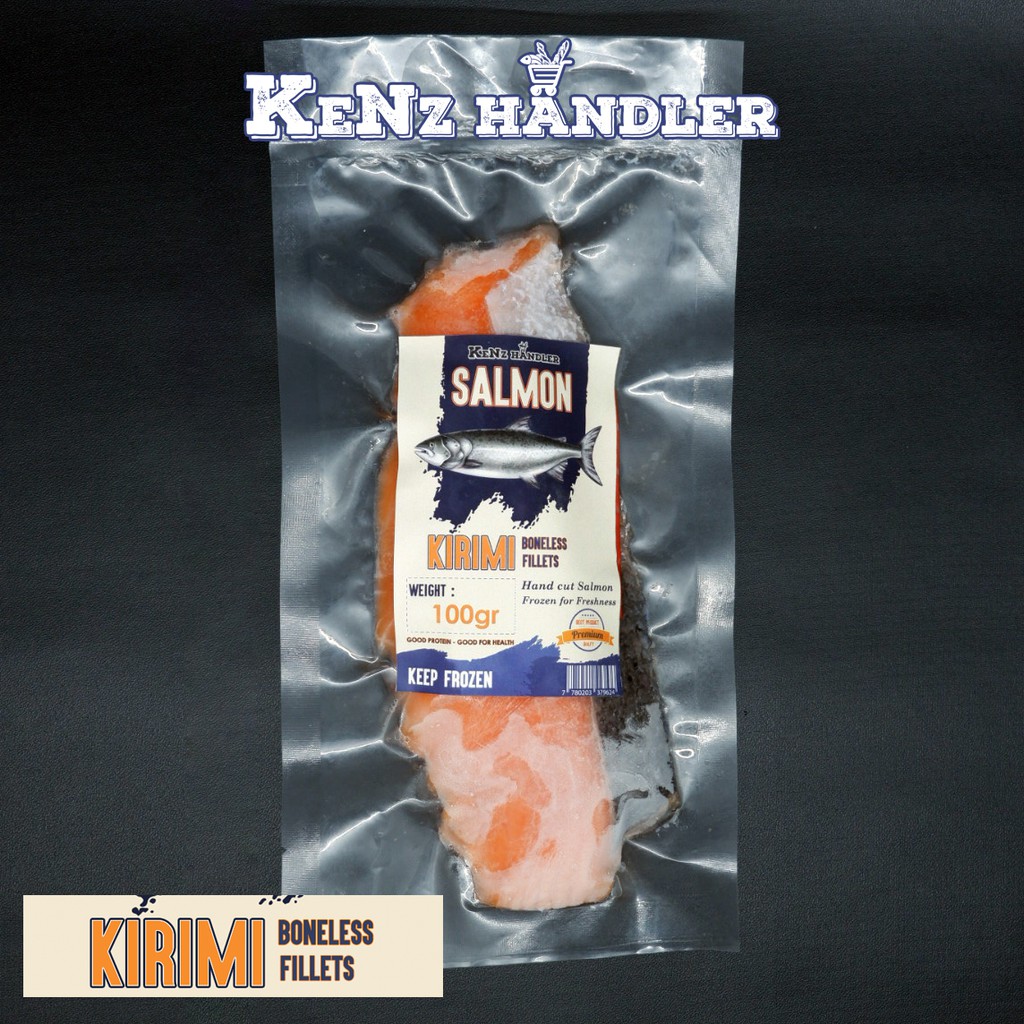 

TROUT SALMON KIRIMI 100gr FILLET BONELESS KeNz Händler | Grab and Gojek delivery Only