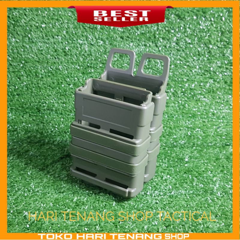 HOLSTER MAGAZINE DOUBLE IMPORT HIJAU