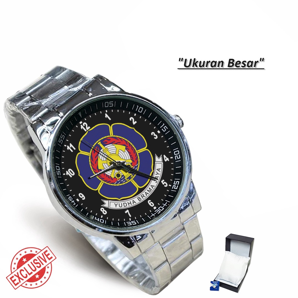 Jam Tangan Rantai Couple Logo DAMKAR - 1 (Cool)